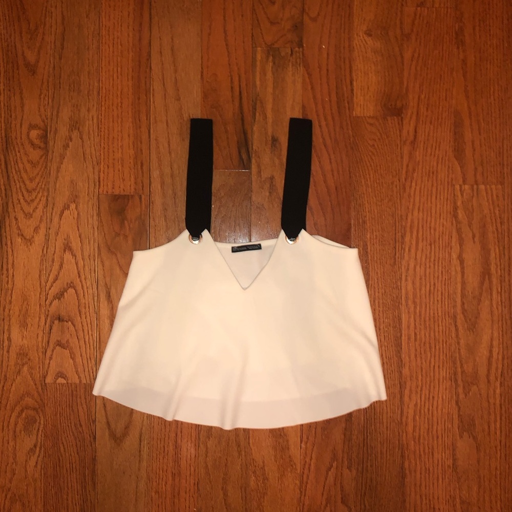 NWOT Zara Cropped Flowy Tank